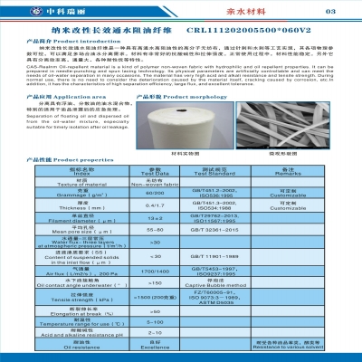 親水阻油